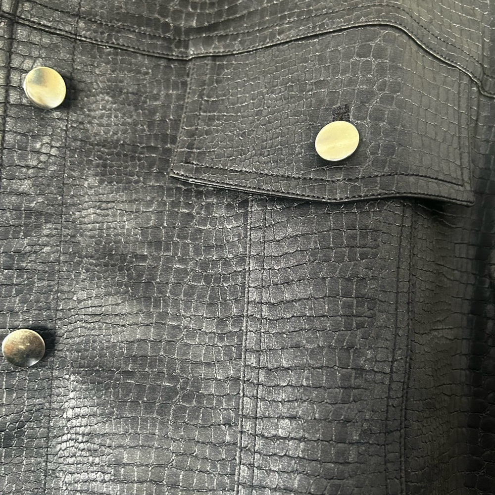 WAYF Blue Textured Jacket - Picture 7 of 12